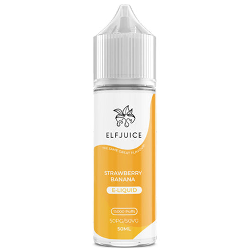 Strawberry Banana Ice By Elf Juice 50ml Shortfill 0mg  Elf Juice   