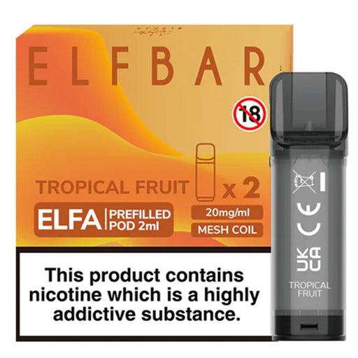 Tropical Fruit Elf Bar ELFA Prefilled Pods 2ml  Elf Bar   